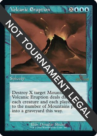 Volcanic Eruption (Retro Frame) 385, 30th Anniversary Edition