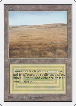 Savannah, Unlimited Edition