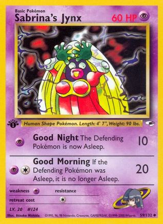 Sabrina's Jynx 059/132, Gym Heroes