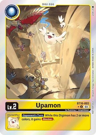 Upamon (Box Promotion Pack: Beginning Observer) BT16-003 U, Beginning Observer