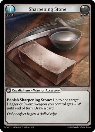 Sharpening Stone 008, 2022 Demo Deck