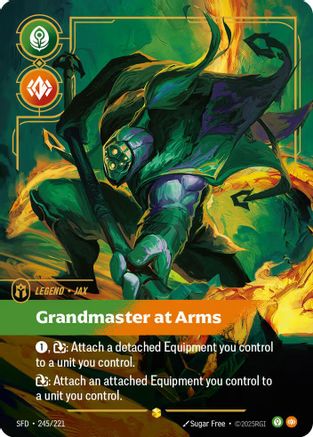 Jax, Grandmaster At Arms (Overnumbered) 245/221, Spiritforged