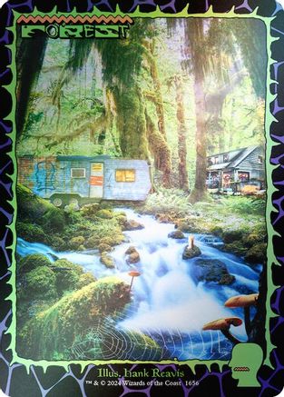 Forest (1656) (Rainbow Foil) 1656, Secret Lair Drop Series