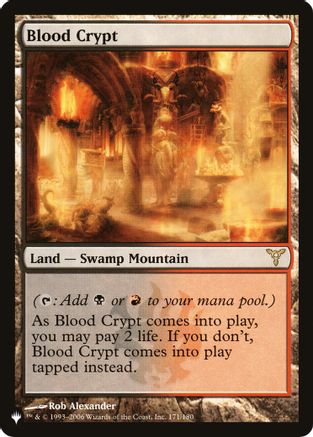 Blood Crypt, The List Reprints