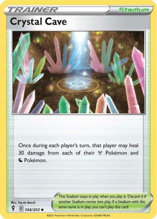 Crystal Cave 144/203, SWSH07: Evolving Skies