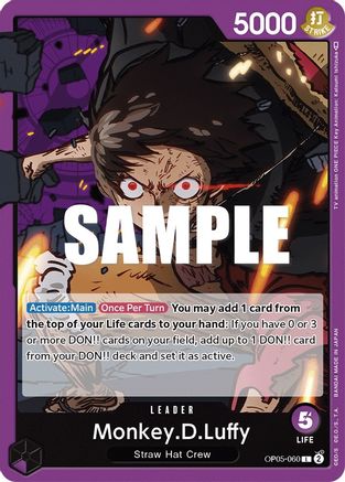 Monkey.D.Luffy (060) OP05-060, Awakening of the New Era