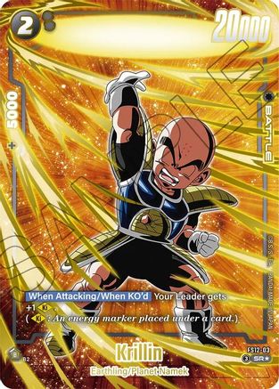 Krillin - FS12-03 (Gold) FS12-03, Starter Deck EX: The Beat of Ki