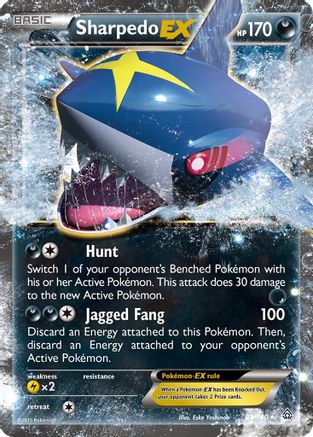 Sharpedo EX 91/160, XY - Primal Clash