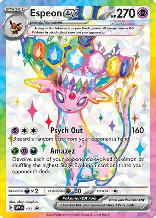 Espeon ex - 175 SVP 175, SV: Scarlet & Violet Promo Cards
