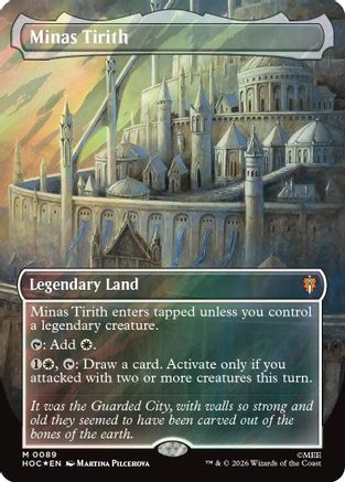 Minas Tirith (Borderless) (Surge Foil) 89, The Hobbit: Eternal-Legal