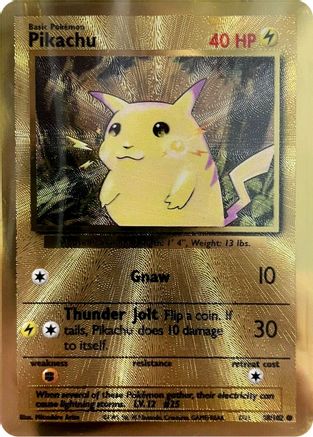 Pikachu - 58/102 (Celebrations Metal Card), Miscellaneous Cards & Products