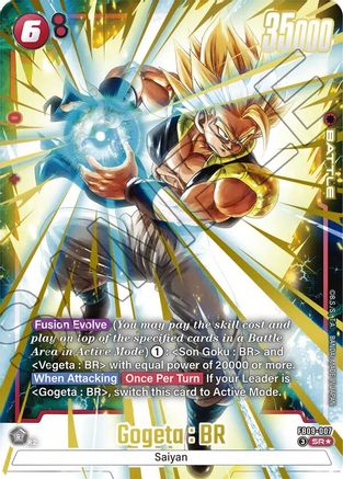 Gogeta : BR - FB09-007 (Alternate Art), Dual Evolution