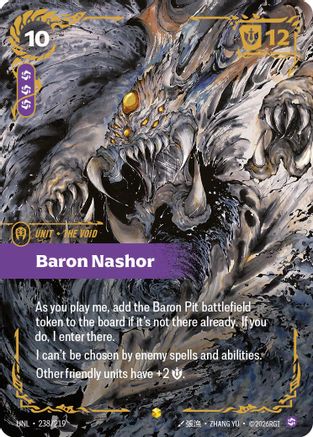 Baron Nashor (Ultimate), Unleashed