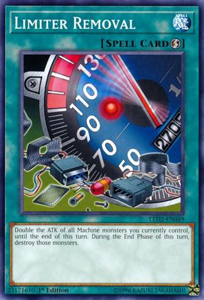 Limiter Removal LED2-EN049, Legendary Duelists: Ancient Millennium