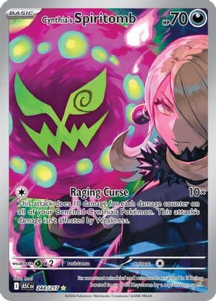 Cynthia's Spiritomb 244/217, ME: Ascended Heroes