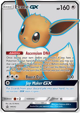 Eevee GX SM242, SM Promos