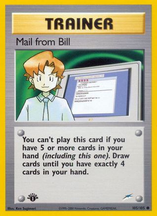 Mail from Bill 105/105, Neo Destiny