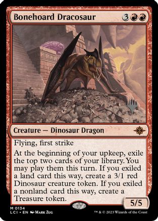Bonehoard Dracosaur 134, Promo Pack: The Lost Caverns of Ixalan