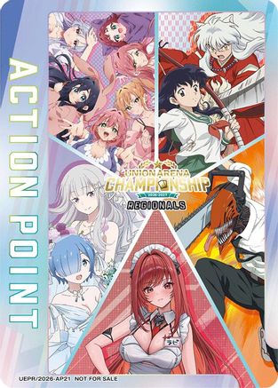 Action Point Card (AP21) (Regionals 26-27), Union Arena Promotion Cards