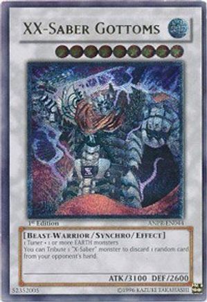 XX-Saber Gottoms (UTR), Ancient Prophecy