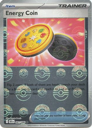 Energy Coin (Poke Ball Pattern) 081/086, SV: Black Bolt