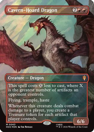 Cavern-Hoard Dragon (Borderless) (Surge Foil) 63, The Hobbit: Eternal-Legal