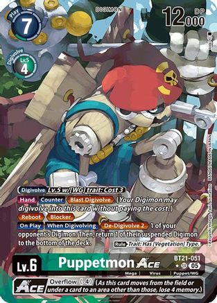 Puppetmon ACE (Alternate Art), World Convergence