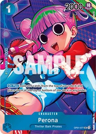 Perona (Box Topper), Romance Dawn