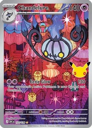 Chandelure 137/128, ME: 30th Celebration