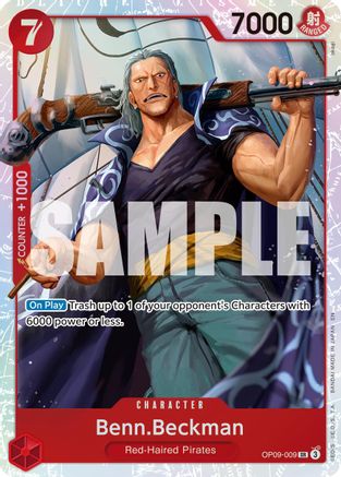 Benn.Beckman (Reprint) OP09-009, Premium Booster -The Best- Vol. 2