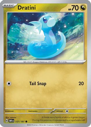 Dratini 157/197, SV03: Obsidian Flames