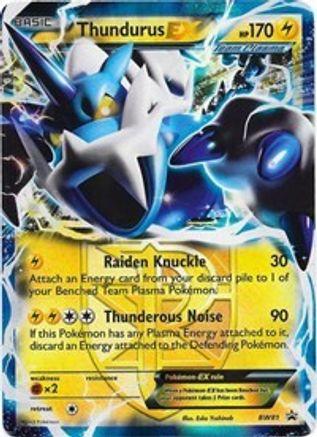 Thundurus EX (Team Plasma) - BW81, Black and White Promos