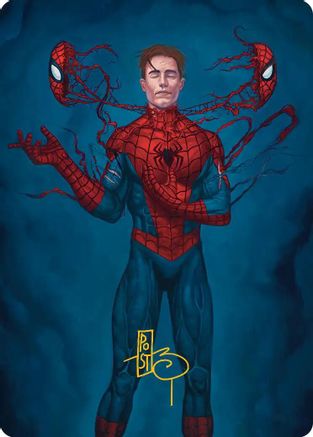 Secret Identity Art Card (Gold-Stamped Signature) 6, Art Series: Marvel's Spider-Man