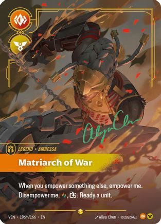 Ambessa, Matriarch of War (Signature), Vendetta