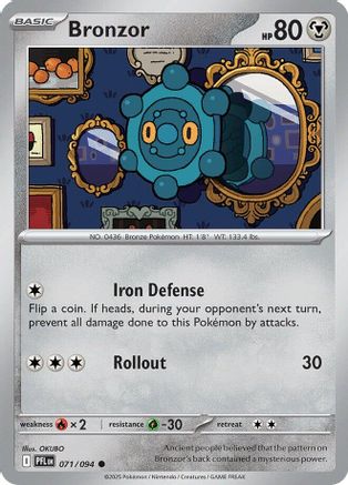 Bronzor 071/094, ME02: Phantasmal Flames
