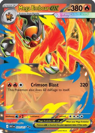 Mega Emboar ex 031/217, ME: Ascended Heroes