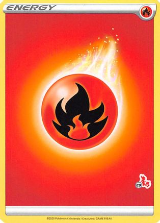 Fire Energy (#29 Cinderace Stamped), Battle Academy 2022