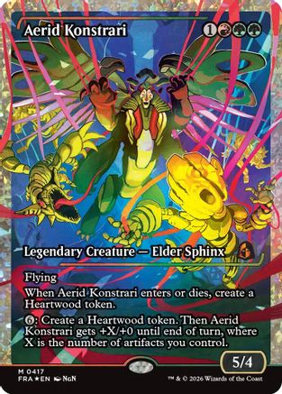 Aerid Konstrari (Showcase) (Fracture Foil) (0417) 417, Reality Fracture