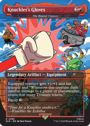 Knuckles's Gloves - The Reaver Cleaver 2095, Secret Lair Drop Series