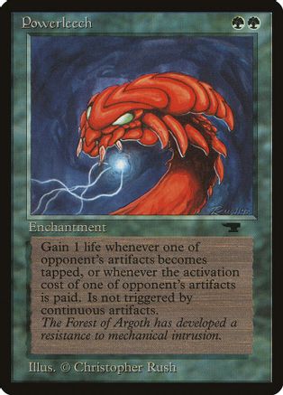 Powerleech, Antiquities