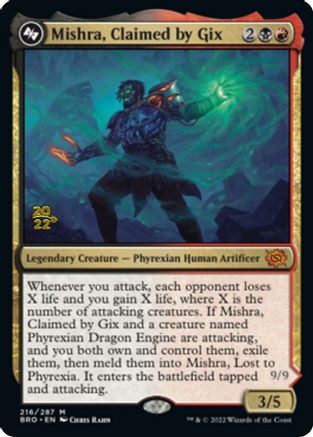 Mishra, Claimed by Gix 216, Prerelease Cards