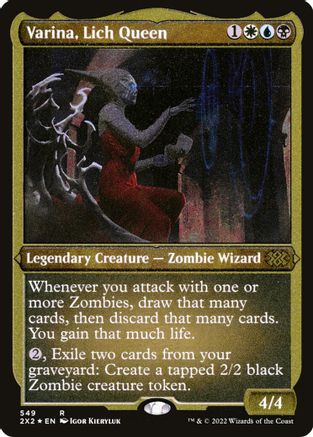 Varina, Lich Queen (Foil Etched) 549, Double Masters 2022