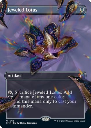 Jeweled Lotus (Textured Foil), Commander Masters