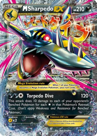M Sharpedo EX XY200, XY Promos