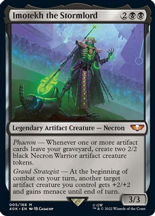 Imotekh the Stormlord (Surge Foil) 5, Universes Beyond: Warhammer 40,000