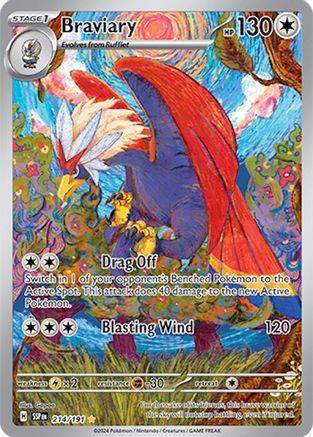 Braviary 214/191, SV08: Surging Sparks