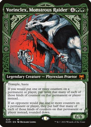 Vorinclex, Monstrous Raider (Showcase) 320, Kaldheim