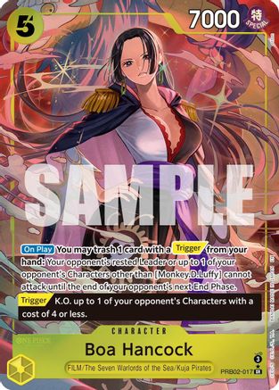 Boa Hancock (Alternate Art) PRB02-017, Premium Booster -The Best- Vol. 2