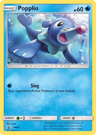 Popplio SM03, SM Promos