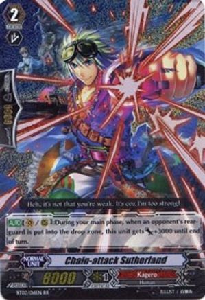Chain-attack Sutherland BT02/016EN, BT02: Onslaught of Dragon Souls